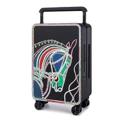 PASPRT Handgepäck, kreativer Koffer, hartes erweiterbares Gepäck, Graffiti-Gepäckkoffer, verdicktes Aluminium-Trolley-Gepäck (24 Inches) von PASPRT