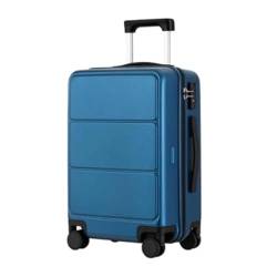 PASPRT Handgepäck 20-Zoll-Gepäck Handgepäck Modische Koffer Wasserdichtes Reisegepäck Trolley-Gepäck mit Zahlenschloss (Blue) von PASPRT