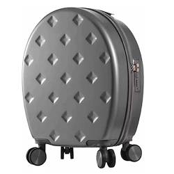 PASPRT Handgepäck-Koffer mit großem Fassungsvermögen und universeller Radverstellung, Einstiegskoffer, Sicherheits-TSA-Zahlenschloss (Gray 20 inches) von PASPRT