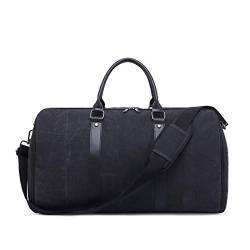 PASPRT Herrenhandtaschen Männer Reisetasche Bereich for Taschen Fitness-Paket (Color : Black) von PASPRT