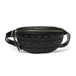 PASPRT Hüfttasche WomenWaist Bag Shoulder Bag Phone Pouch for Travel Hiking and Outdoor Activities Sport Fanny Pack (Color : Black) von PASPRT