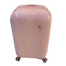 PASPRT Tragbarer Koffer, Koffer mit Rollen, Handgepäck, USB-Aufladung, mit Getränkehaltern, sicherer TSA-Koffer mit Zahlenschloss (Pink 70 * 42 * 31CM) von PASPRT