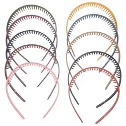 PATKAW 10 Stk Haarband für Damen abschmink haarband make up haarband dünne Haarbänder rutschfeste Kopfbedeckung Tiara Haargummi Haarschmuck für Frauen Stirnband für Damen von PATKAW