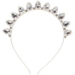 PATKAW Kristall Stirnband Strass-haarschmuck Haarspangen Aus Kristallsteinen Haarklammer Strass-stirnband Kristall-haarband Haarnadel Metall Schmücken Einfach Kleine Weiß von PATKAW