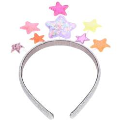 PATKAW Pentagramm-Stirnband Stern-Glitzer-Haarband muslimischer Kopfschmuck Tiara Haarbänder für Damen Damen-Stirnband Berühmtheit Kopfbedeckung schmücken Kind von PATKAW