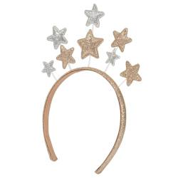 PATKAW trachten haarschmuck trachtenhaarschmuck Haarreifen Stirnband mit Pailletten Haarband Haargummi Tiara Pentagramm-Stirnband Party-Haare niedlich Kopfbedeckung Geweih schmücken Damen von PATKAW