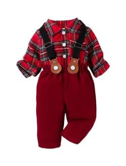 PATPAT Baby Jungen Langarm Kleidung Gentleman Anzüge Säuglingsspielanzug Kleinkind Outfits Set von PATPAT