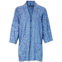 PATRIZIA DINI by heine Strickjacke Patrizia Dini Damen Designer-Longstrickjacke, blau-bunt von PATRIZIA DINI by heine