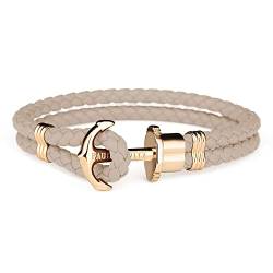 Paul Hewitt Pulsera Unisex PH-PH-L-G-H Beige von PAUL HEWITT