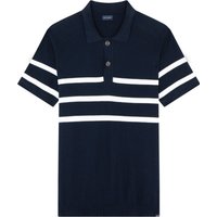 Paul & Shark Strick-Poloshirt mit Blockstreifen von PAUL & SHARK