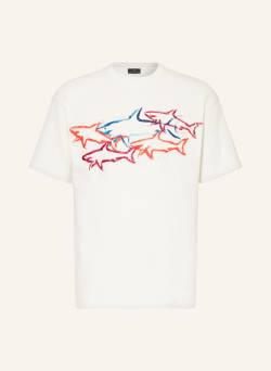 Paul & Shark T-Shirt weiss von PAUL & SHARK