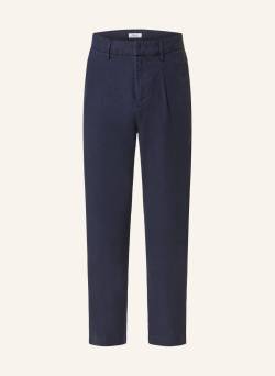 Paul Chino Tapered Fit Mit Leinen blau von PAUL