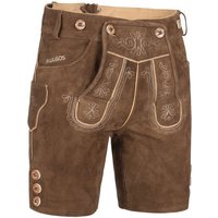 PAULGOS Trachtenhose Herren Lederhose Kurz mit Trägern 100% Echtleder - HK2 von PAULGOS