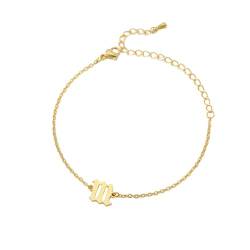 PAURO Damen Edelstahl Engel Nummer 111 Armband Kette Einstellbar Minimalistisch Numerologie Schmuck Gold von PAURO