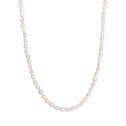 PAVOI 14K Yellow Gold Plated Chain Shell Pearl Necklace for Women von PAVOI