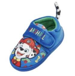 PAW PATROL, Hausschuhe für Jungen oder Mädchen mit Chase und Marshall, Blau, Größe 7 UK, 24 EU von PAW PATROL