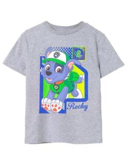 PAW PATROL Graues T-Shirt für Jungen | Rocky Welpen Design | Authentisch Merchandise | Bequemes & stylisches T-Shirt für Junge Öko-Freunde von PAW PATROL