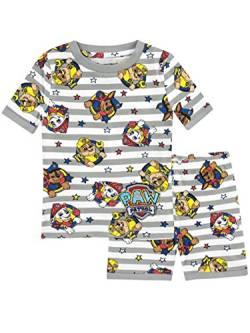 PAW PATROL Jungen Chase Marshall und Rubble Schlafanzug Slim Fit Mehrfarbig 92 von PAW PATROL