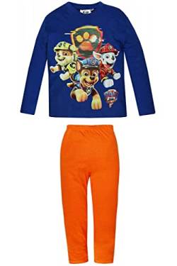 PAW PATROL Jungen Schlafanzug Pyjama (Blau 2, 98) von PAW PATROL