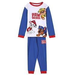 PAW PATROL Jungen Schlafanzug Pyjama Langarm (DE/NL/SE/PL, Numerisch, 116, Regular, Blau 3) von PAW PATROL