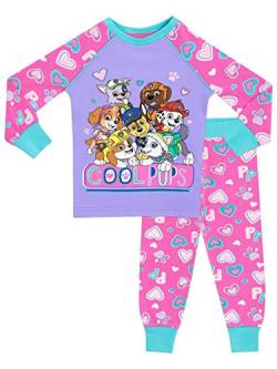 PAW PATROL Mädchen Schlafanzug Slim Fit Mehrfarbig 110 von PAW PATROL