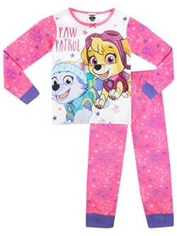 PAW PATROL Mädchen Skye und Everest Schlafanzug 92cm von PAW PATROL