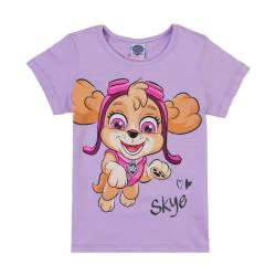 PAW PATROL Mädchen T-Shirt mit Skye 82201 violett, Größe 128, 8 Jahre von PAW PATROL