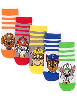 PAW PATROL Socken 5er Pack Kinder Jungen Kleinkinder Charaktere Schuhe von PAW PATROL