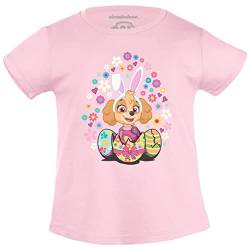 PAW PATROL Superhelden Skye Osterhase Bunny Ostergeschenke Mädchen T-Shirt 128 Rosa von PAW PATROL