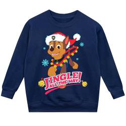 PAW PATROL Sweatshirt | Chase Jungen Pullover | Chase Weihnachtspullover Für Jungen | Blau | 116 von PAW PATROL