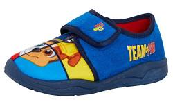 Paw Patrol Jungen Hausschuhe Kinder Chase Marshall Touch Fasten Hausschuhe Slipper Stiefel, blau, 24 EU von PAW PATROL