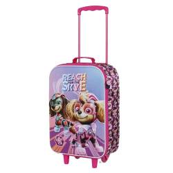 Paw Patrol Mighty-Soft 3D Trolley-Koffer, Rosa, 17 x 33 x 52 cm, Kapazität 26 L von PAW PATROL