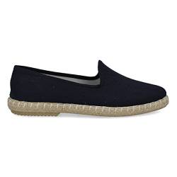 PAYMA - Herren Espadrilles Sommerpantoffeln aus Canvas. Sommerschuhe Segeltuch. Freizeitschuhe. Brasilianer für Herren. Gummi und Jute Schuhboden. Farbe: Navy Blau. Größe EU 40 von PAYMA