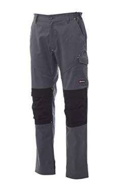 PAYPER Worker Tech Hosen Twill Mechanical Stretch 265Gr rauchgrau/schwarz L von PAYPER