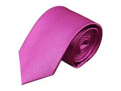 PB Pietro Baldini Krawatte für Herren aus 100% Seide - handgefertigt in Italien - 150 x 7 cm - rosa von PB Pietro Baldini