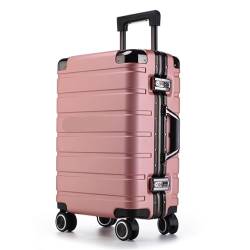 PBENO Handgepäck Koffer Gepäck Universal Wheel Trolley Case Passwort Koffer Einfacher Koffer Tragbarer Koffer Boarding Koffer Reisekoffer (Color : G, Size : 26in) von PBENO