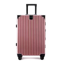 PBENO Handgepäck Koffer Handgepäckkoffer mit Rollen, Koffer mit großem Fassungsvermögen, robuster und verschleißfester Koffer, Business-Koffer Reisekoffer (Color : F, Size : 26in) von PBENO