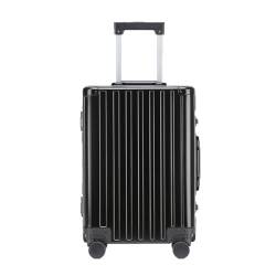 PBENO Handgepäck Koffer Trolley-Koffer aus Vollmagnesium-Aluminiumlegierung, Ganzmetall-Koffer, Rollenkoffer, Boarding-Koffer, einfacher tragbarer Koffer Reisekoffer (Color : C, Size : 20in) von PBENO