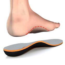 PCSsole Orthopädische Einlegesohlen für Plattfuß, Fersensporn, Plantarfasziitis, Schuhe Einlagen für Arbeitsschuhe, Sport, Schuheinlagen für Damen und Herren, Grau, EU35-36. von PCSsole