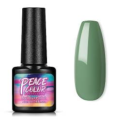 PEACECOLOR UV Nagellack, 50 Farben Seriell UV Gel Nagellack, für Nagel Design Gel Farblack, Soak Off Gellack Nagelkunst Maniküre DIY UV-Nagellack 7ml, Farben MD08 von PEACECOLOR