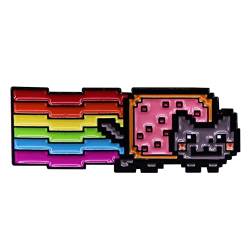 Rainbow Cat Brosche Game Inspiration Badge Emaille Pin Rainbow Cat mit Pop-Tart Meme Pin LGBT Pride Anstecker Metall Emaille Anstecker Schmuck für Schals von PEALAND