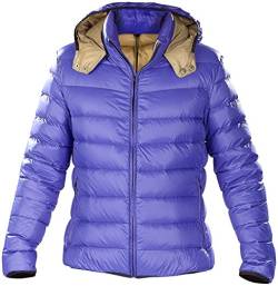 PEARL outdoor Daunenjacke: Ultraleichte Steppjacke mit Daunen, Größe S, ultramarinblau, unisex (ultraleichte Steppjacke mit Beutel, Daunenjacke im Beutel, Winter) von PEARL outdoor