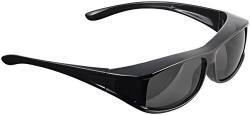 PEARL Sonnenüberbrille: Überzieh-Sonnenbrille Day Vision Pro für Brillenträger, polarisiert (Sonnenüberbrille für Brillenträger, Überzieh Sonnenbrille Herren, Sonnenbrillen Damen) von PEARL