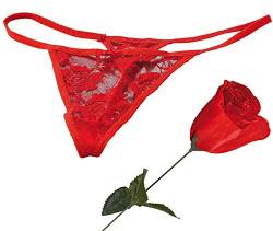 PEARL Tanga: Slip-Rose - Das erotisch-romantische Geschenk (String, Reizwäsche, Geburtstagsgeschenk) von PEARL