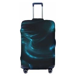 PEIXEN Cyan-Drachen-Gepäckabdeckung, elastisch, kratzfest, Reisekoffer-Schutz, passend für 45,7-81,3 cm Gepäck, Schwarz , XL von PEIXEN