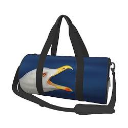 Seagull Reisetasche Sporttasche Leichte Gepäcktasche für Wochenendsport Urlaub, Schwarz , Einheitsgröße von PEIXEN