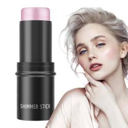 Highlighter-Make-up-Stick,Wasserfestes und wischfestes Highlighter-Make-up - Creme-Rouge, sicheres und harmloses Geburtstagsgeschenk für Frauen, Beauty-Enthusiasten, Make-up-Anfänger Pekmar von PEKMAR