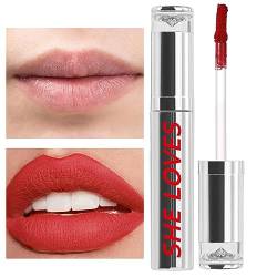 Makeup Flüssiger Lippenstift,24 Stunden wasserfester Lipgloss-Balsam, flüssige Lippenstifte - Lippen-Make-up-Produkte, langlebiger Lippenglasurstift, antihaftbeschichteter Becher, Pekmar von PEKMAR