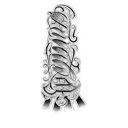 5 Pcs Pflanzliche Temporäre Tattoo Aufkleber Englisch Brief Drache Männer Und Frauen Sexy Schlüsselbein Wasserdicht Simulierte Arm Tattoo von PEKNUX