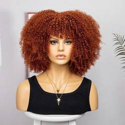 Europäische Und Amerikanische Perücken Für Frauen Mit Kurzen Lockigen Afrikanischen Haaren, Afro-Perücken von PEKNUX
